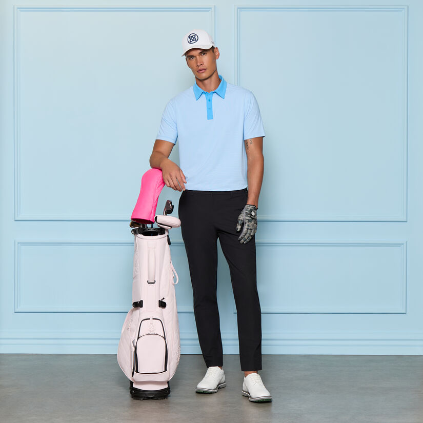 FEEDER STRIPE FINE TECH JERSEY POLO image number 2