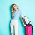 LUXE 4-WAY STRETCH TWILL STRAIGHT LEG TROUSER image number 2