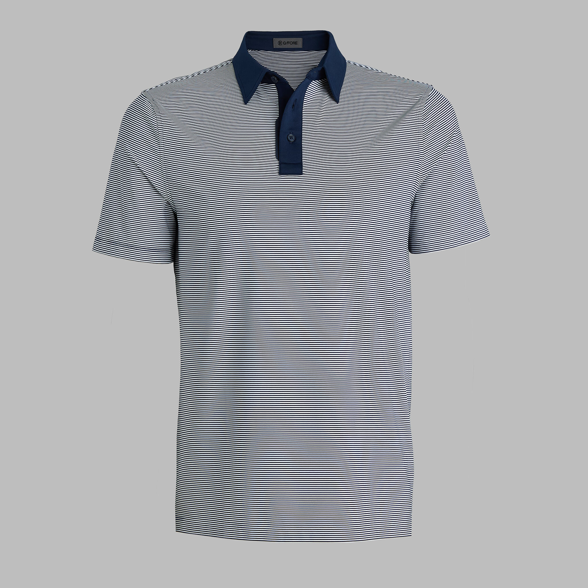 トップス ERNEST W. BAKER PIN STRIPE POLO ERNEST W. BAKER Ernest Double Baker SS25 PIN STRIPE POLO