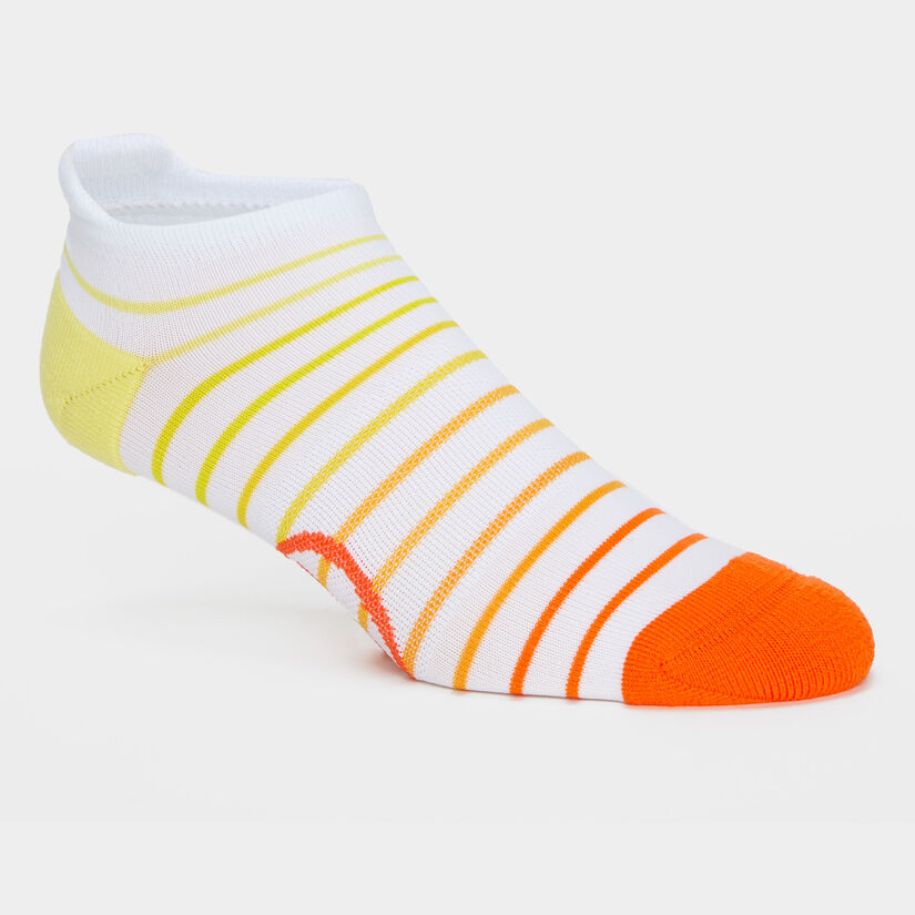 WOMEN'S GRADIENT STRIPE NYLON LOW SOCK image number 1