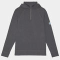 HOODED LUXE QUARTER ZIP SLIM FIT MID LAYER image number 1