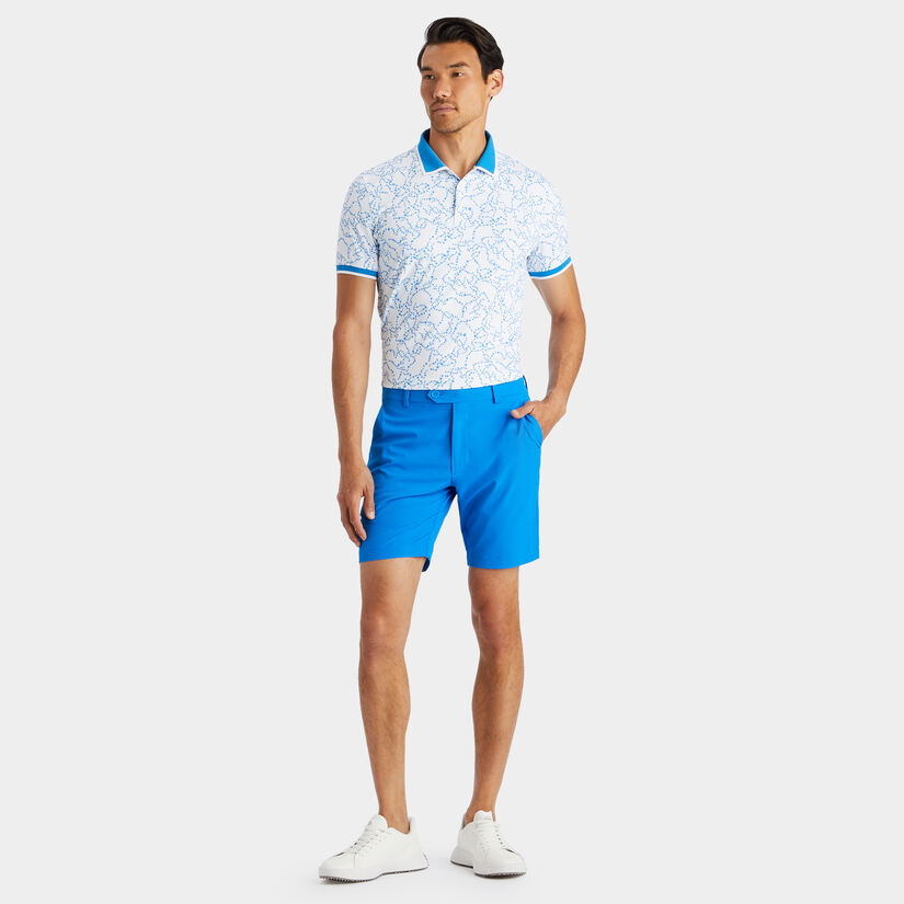 STAR DUST BANDED SLEEVE TECH JERSEY POLO image number 4