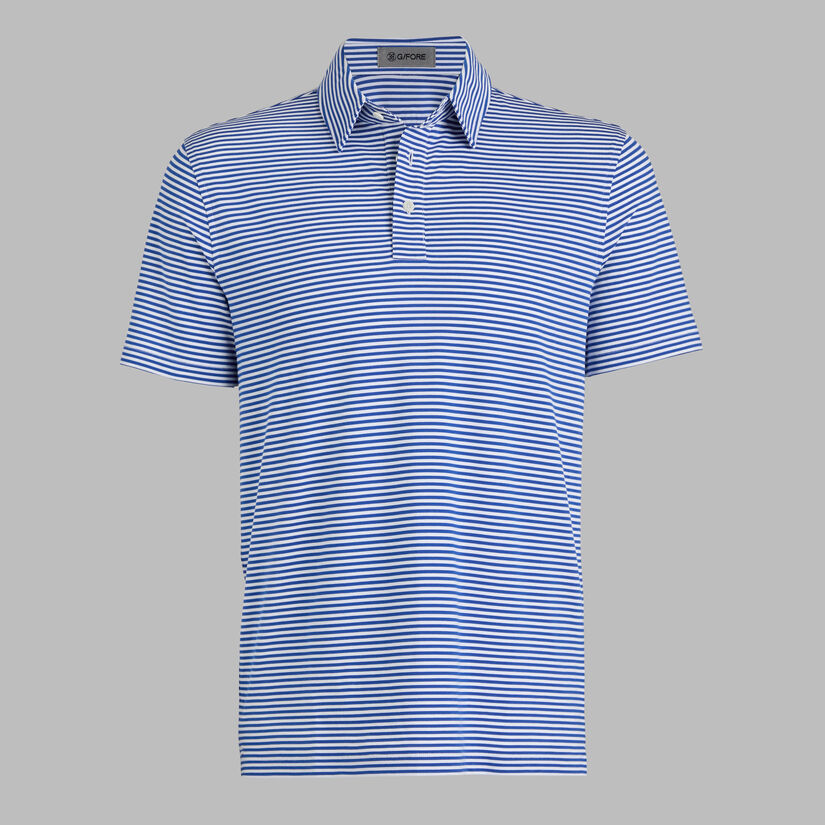 ALL PLAY STRIPE STRETCH KNIT POLO image number 1
