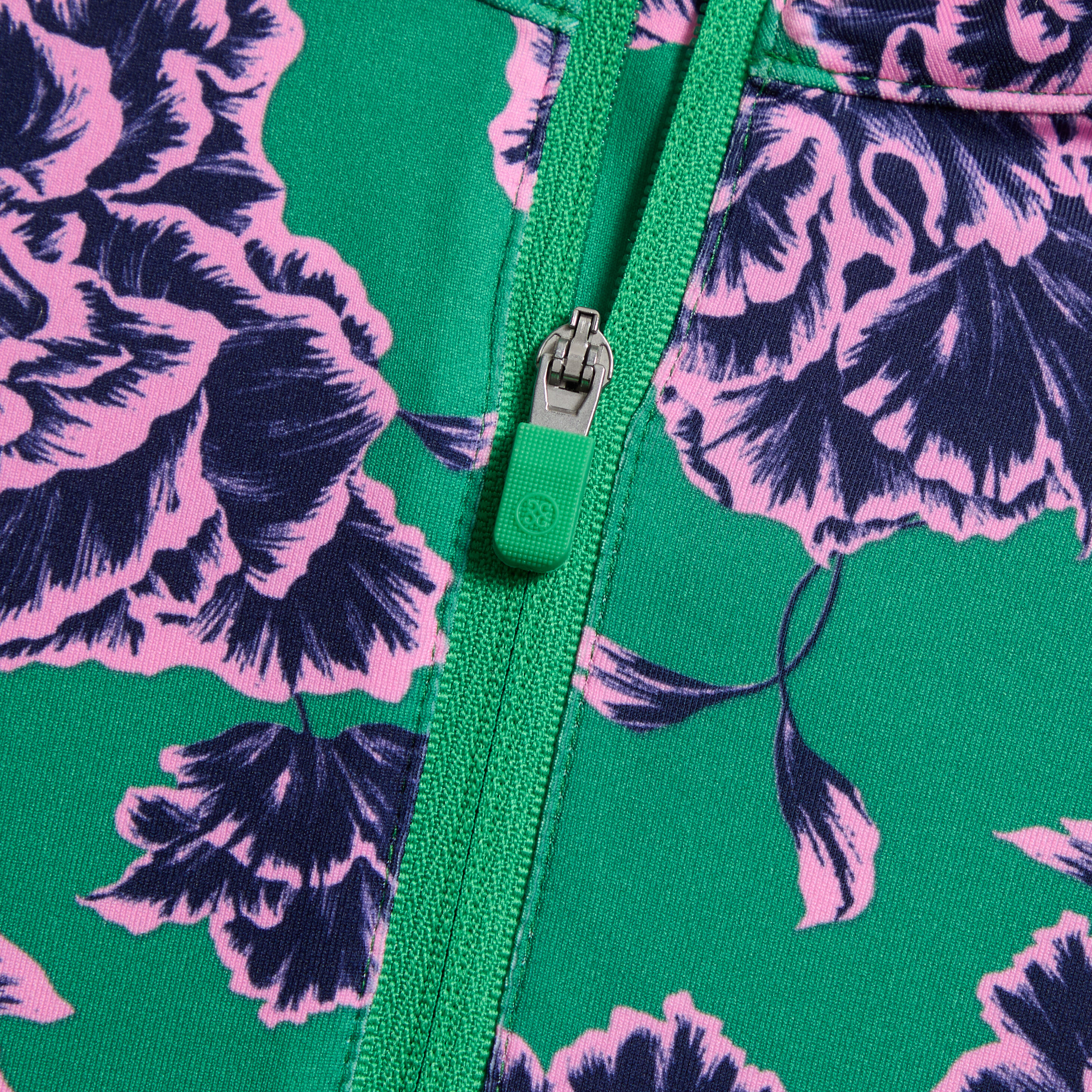 STAMPED FLORAL TECH JERSEY PULLOVER | WOMEN'S PULLOVERS & QUARTER