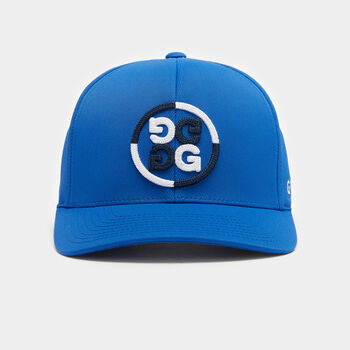 COLOUR BLOCK CIRCLE G'S STRETCH TWILL SNAPBACK HAT