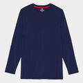 TECH NYLON LONG SLEEVE PERFORATED CIRCLE G'S OPS SLIM FIT CREW image number 1