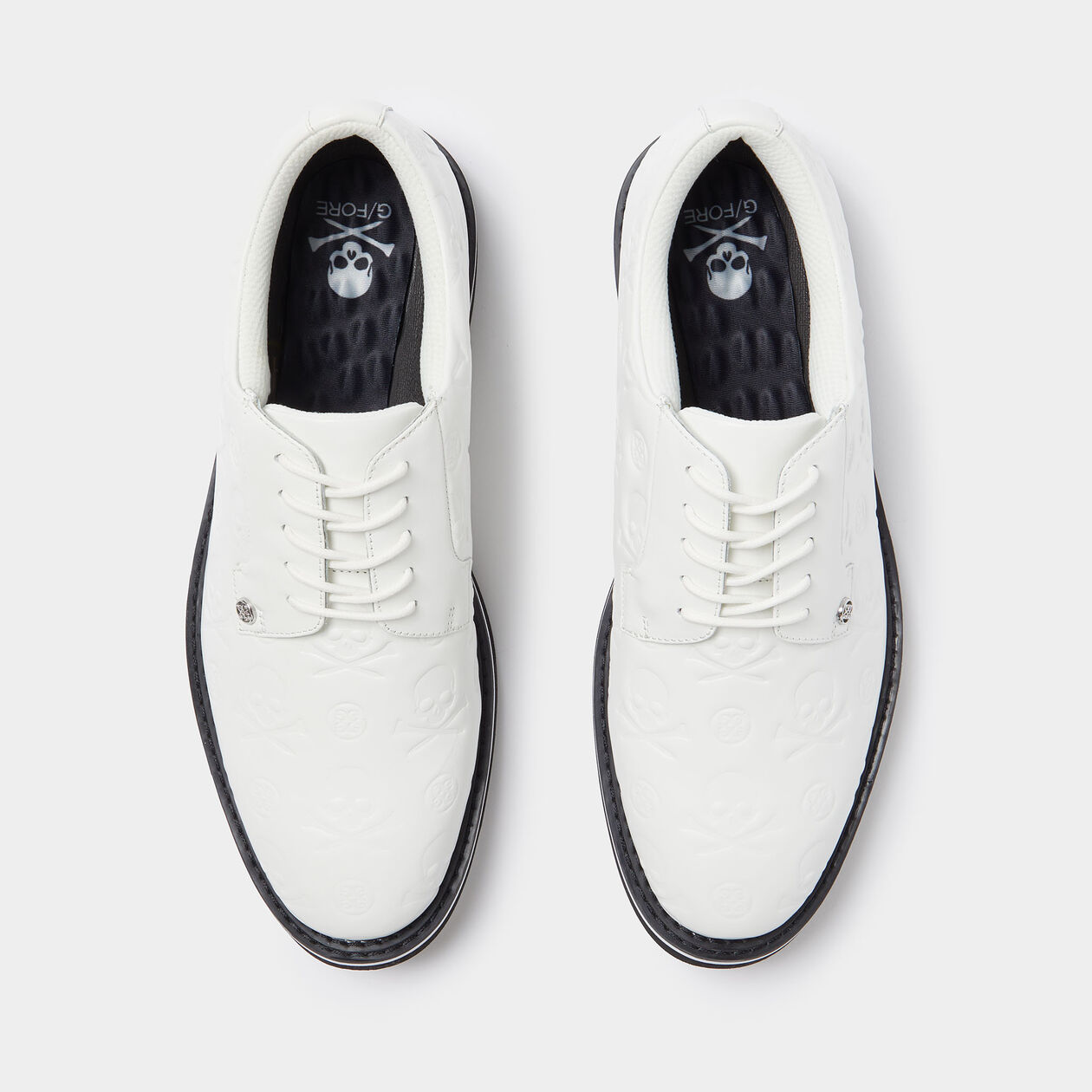 G FORE Gallivanter Debossed Skull T s Leather Spikeless Golf Shoes