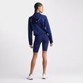 STRETCH WARP KNIT CROPPED QUARTER ZIP HOODED PULLOVER image number 5