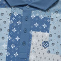 BORO PATCH TECH PIQUÉ MODERN SPREAD COLLAR POLO image number 6