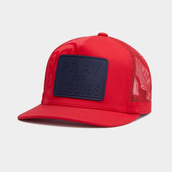 PRAY FOR BIRDIES STRETCH TWILL TRUCKER HAT