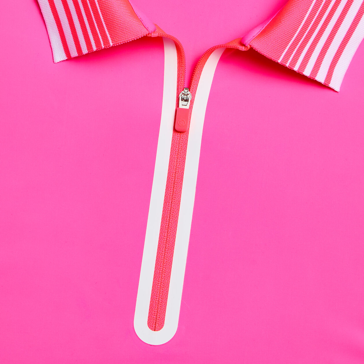SILKY TECH NYLON QUARTER ZIP POLO