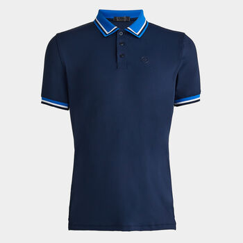 TUX BANDED SLEEVE TECH JERSEY POLO