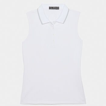 SLEEVELESS PIQUÉ POLO