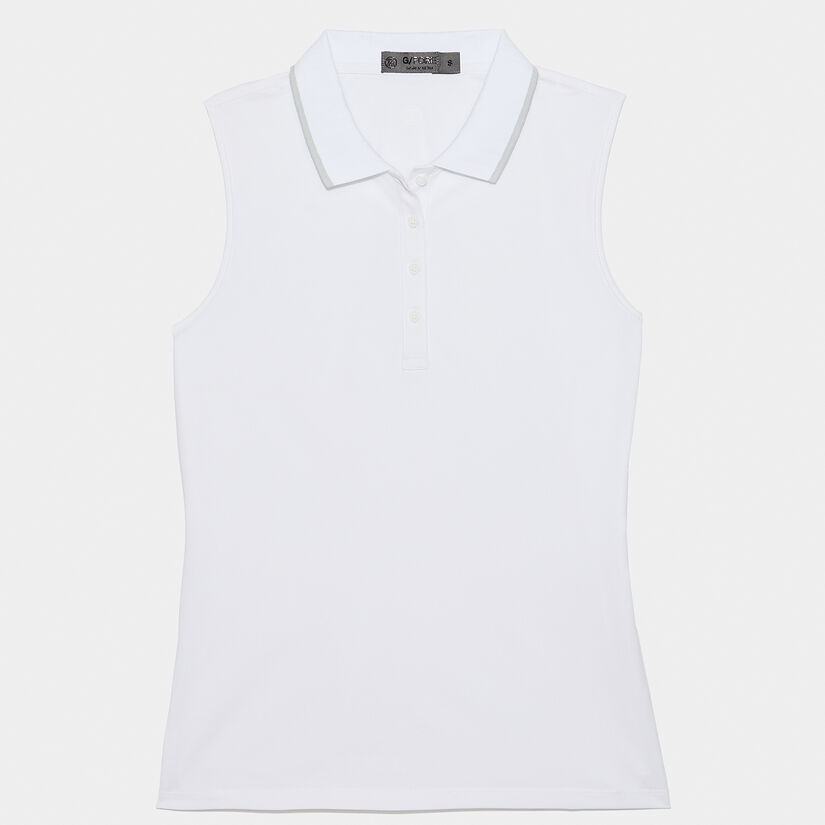 SLEEVELESS PIQUÉ POLO image number 1
