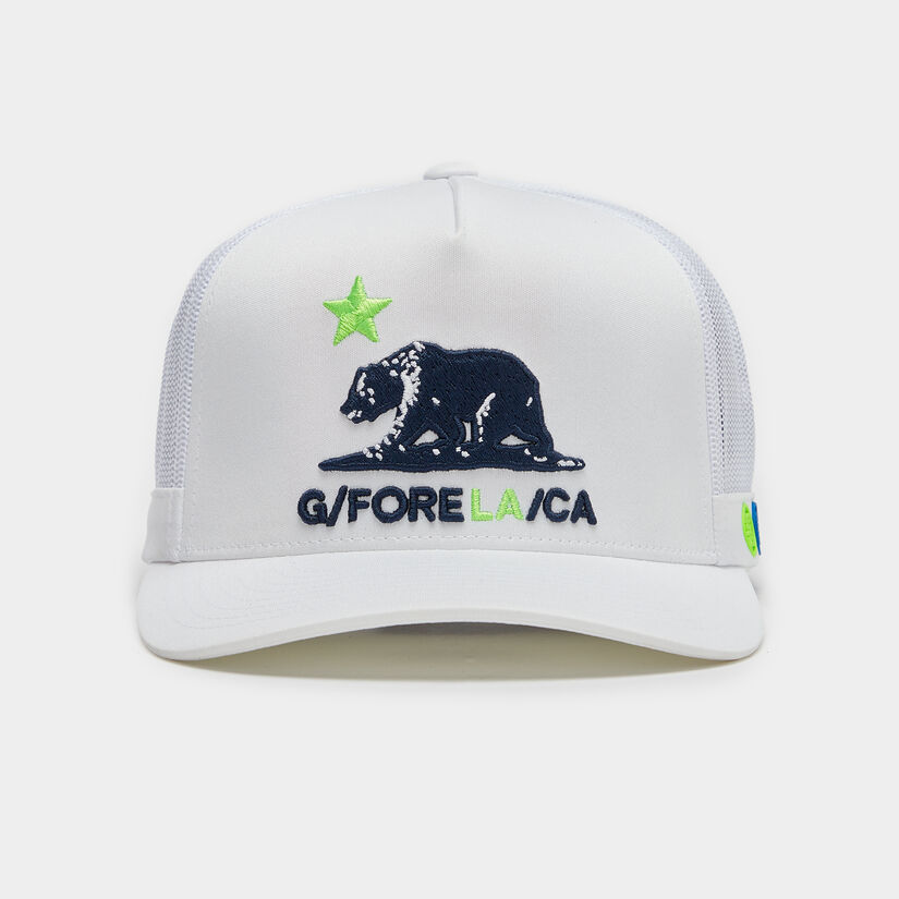 CALIFORNIA INTERLOCK KNIT TRUCKER HAT image number 2