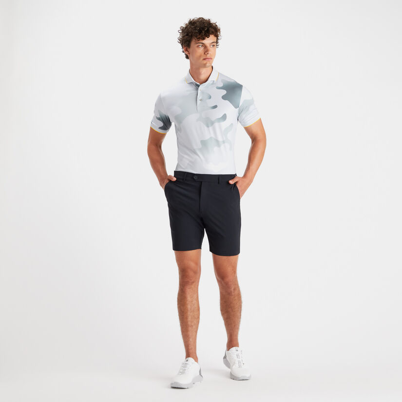 CAMO MODERN SPREAD RIB COLLAR TECH JERSEY SLIM FIT POLO image number 4