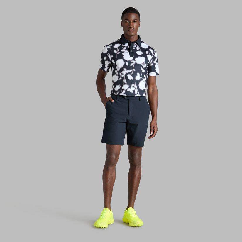 BLUR FLORAL TECH JERSEY POLO image number 3