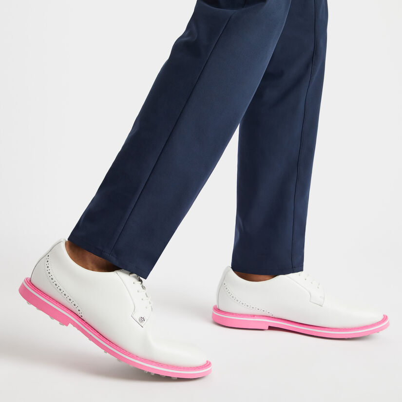 MEN'S BROGUE HEEL CONTRAST ACCENT GALLIVANTER GOLF SHOE image number 7