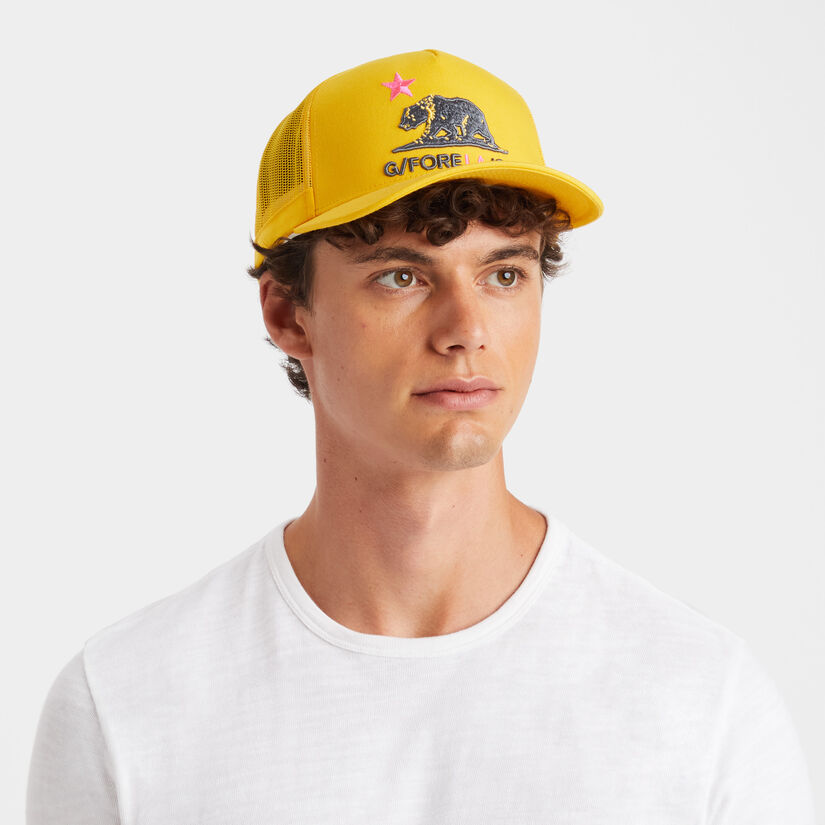 CALIFORNIA INTERLOCK KNIT TRUCKER HAT image number 6