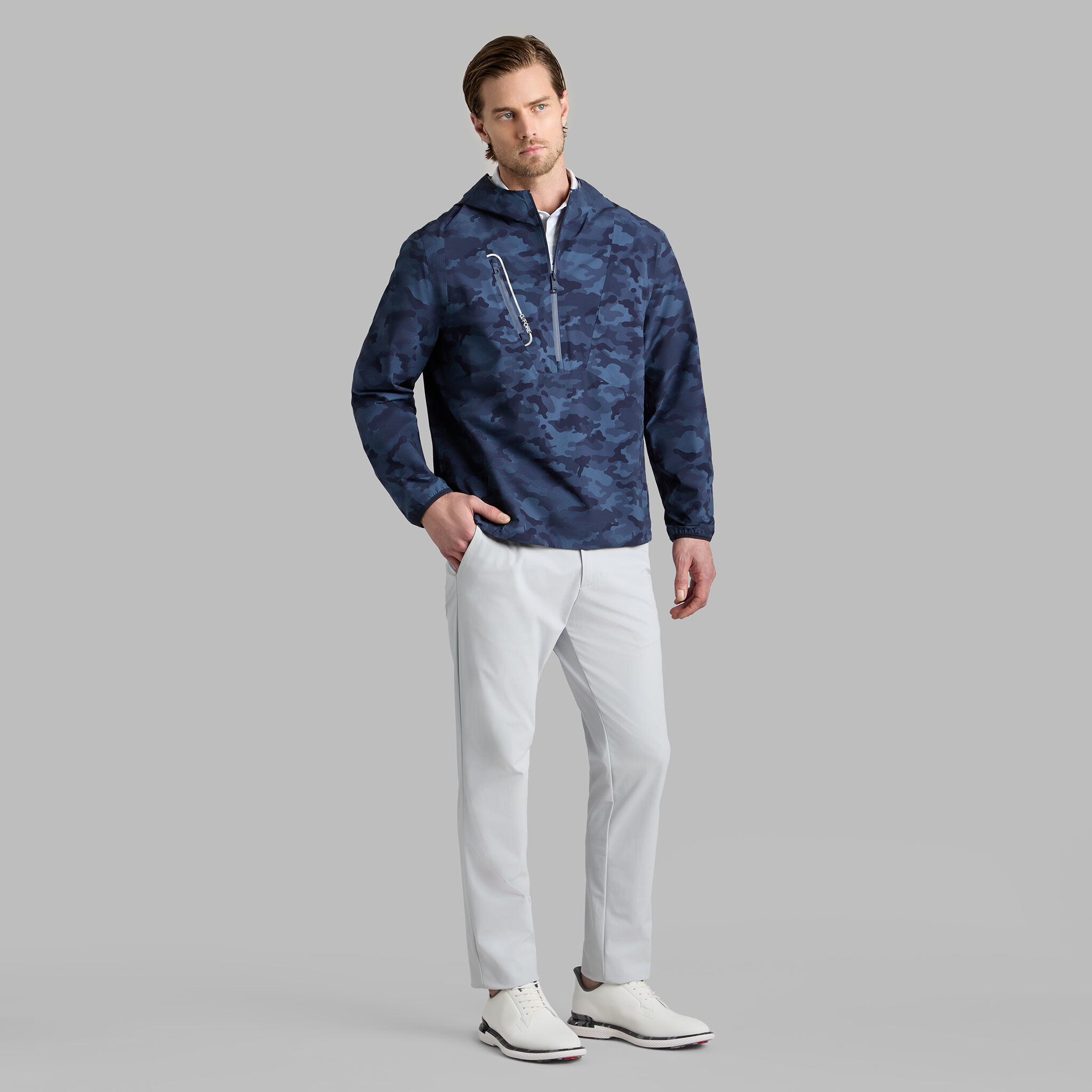 CAMO TECH HOODED PULLOVER |MEN'S PULLOVERS & QUARTER-ZIPS |G