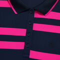 OFFSET STRIPE TECH PIQUÉ SLEEVELESS POLO image number 6