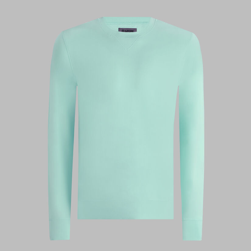 PERFORMANCE PIQU&Eacute; CREWNECK LAYER image number 1