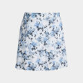 PHOTO FLORAL SILKY TECH NYLON A-LINE SKORT image number 1