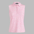 FIREWORKS SILKY TECH NYLON SLEEVELESS POLO image number 2