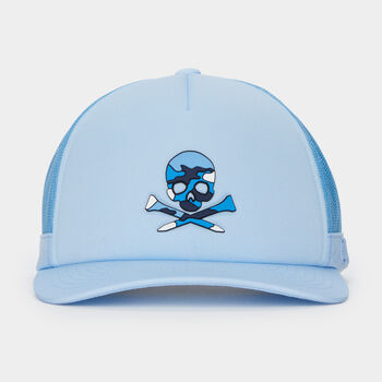 CAMO SKULL & T'S TRUCKER HAT