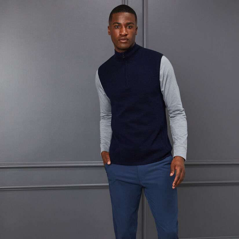 MERINO WOOL TECH-LINED DUNES SLIM FIT VEST image number 2