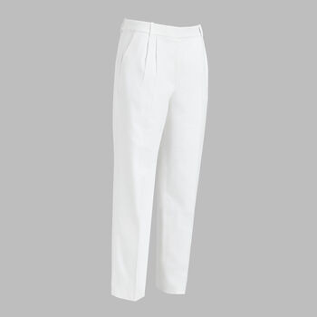 LTD RELEASE LINEN CROPPED PLEATED TROUSER - Alternate Image 1