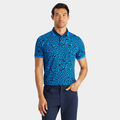 MINI DISTORTED CHECK BANDED SLEEVE TECH PIQUÉ POLO image number 3