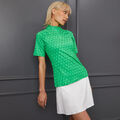 MINI G'S TECH JERSEY QUARTER ZIP POLO image number 2