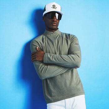 LUXE QUARTER ZIP MID LAYER