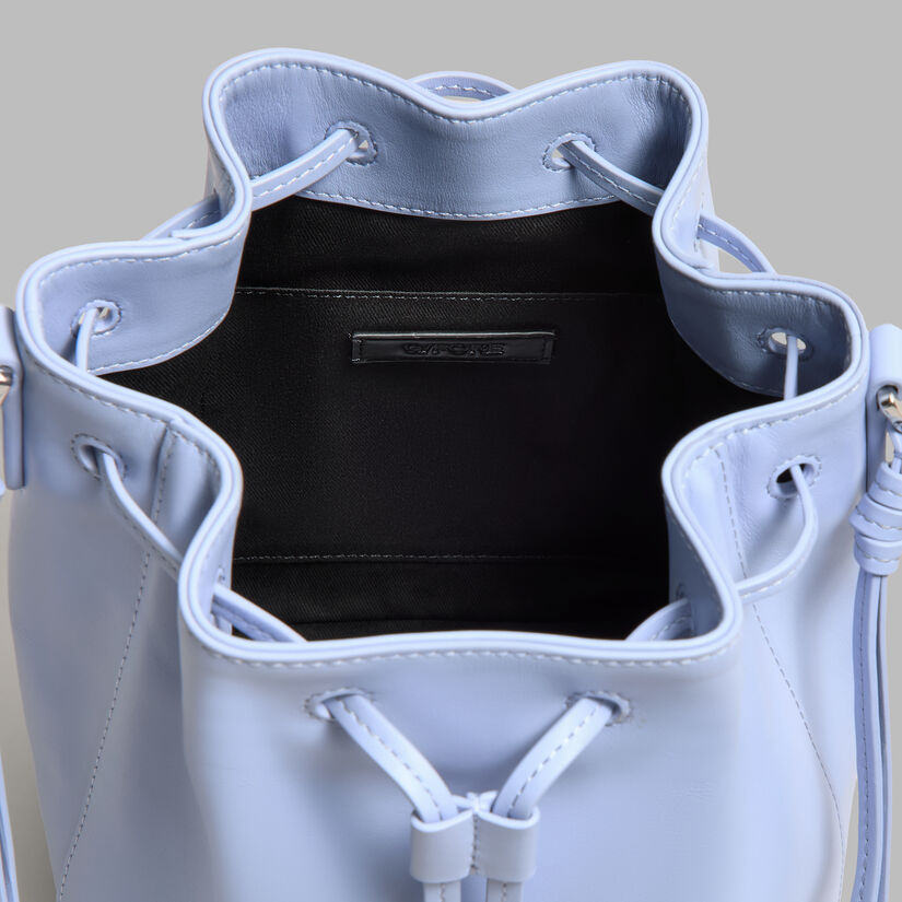 LEATHER CART BUCKET BAG image number 5