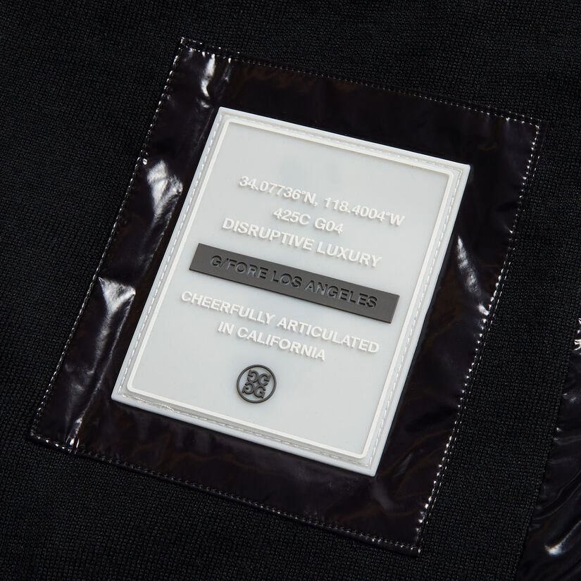 QUILTED POLISHED NYLON MERINO WOOL LINED PUFFER VEST image number 6