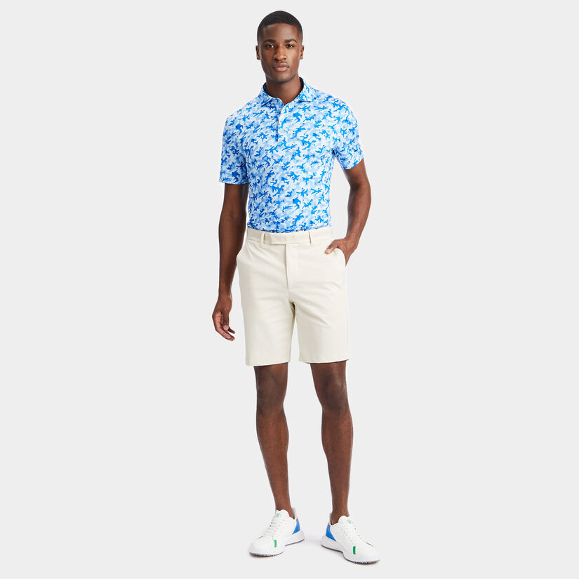 MAPPED ICON CAMO TECH JERSEY MODERN SPREAD COLLAR POLO image number 3