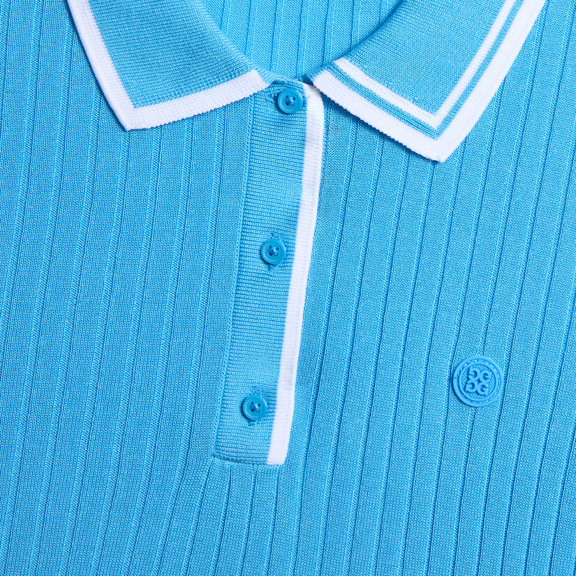 RIBBED KNIT SWEATER POLO image number 5