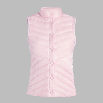 V-DOWN QUILTED STRETCH TECH INTERLOCK VEST - Alternate Image 1