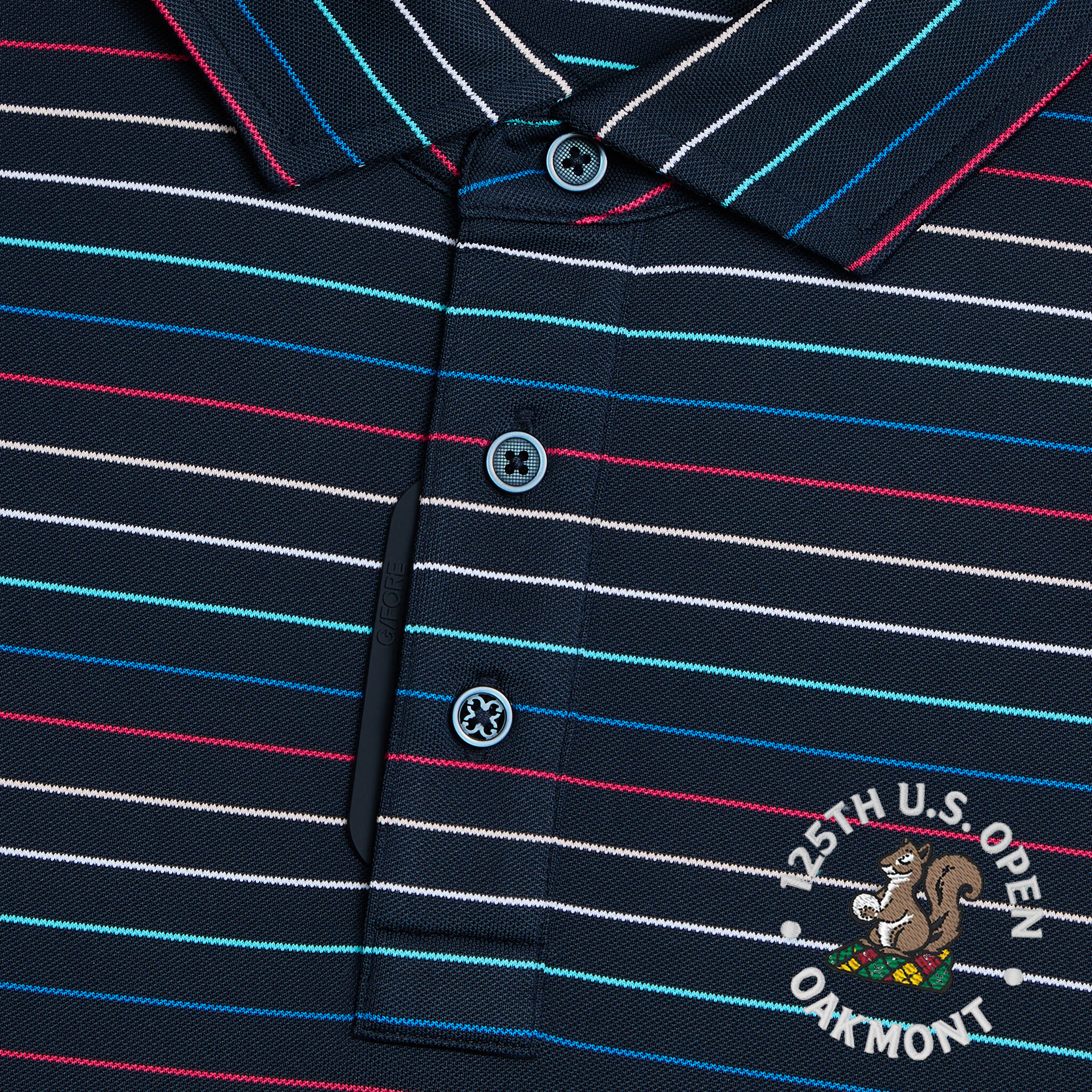 LTD RELEASE 2025 U.S. OPEN MULTI STRIPE TECH PIQUÉ