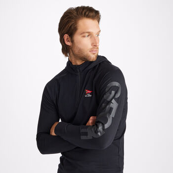 LIMITED EDITION U.S. OPEN HOODED LUXE QUARTER ZIP MID LAYER