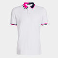 TWO TONE BANDED SLEEVE TECH PIQUÉ POLO image number 1