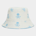 REVERSIBLE INTARSIA SKULL & TEES WOVEN BUCKET HAT image number 1