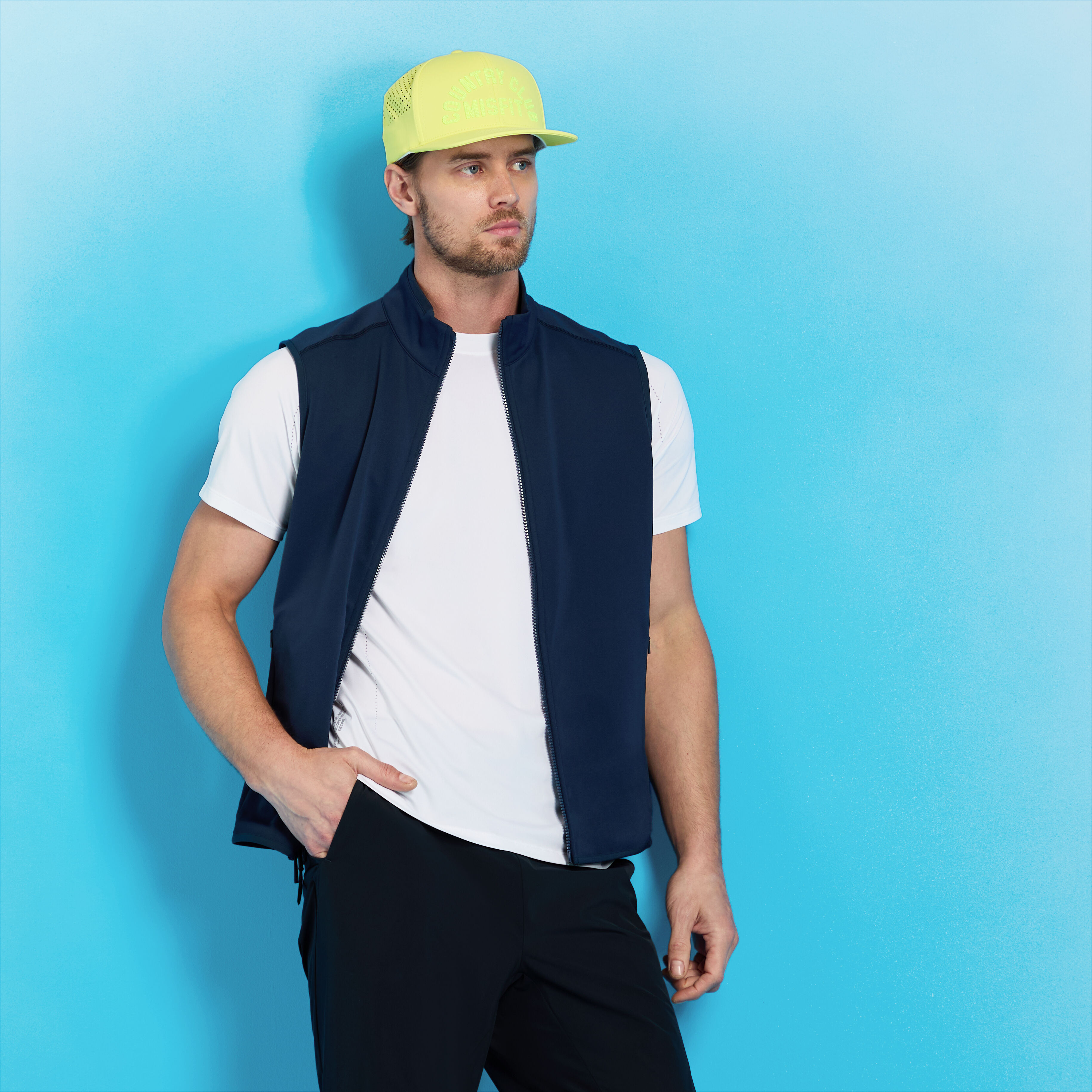 DOUBLE KNIT VEST | MEN'S JACKETS AND VESTS | G/FORE