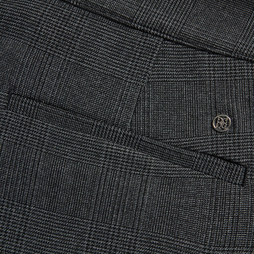 CUFFED GLEN PLAID STRETCH TROUSER image number 7