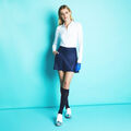 FEATHERWEIGHT SILKY TECH NYLON QUARTER ZIP POLO image number 2