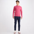 CONTRAST MERINO WOOL BLEND SLIM FIT CREWNECK SWEATER image number 4