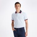 STAPLE STRIPE RIB COLLAR TECH JERSEY SLIM FIT POLO image number 3