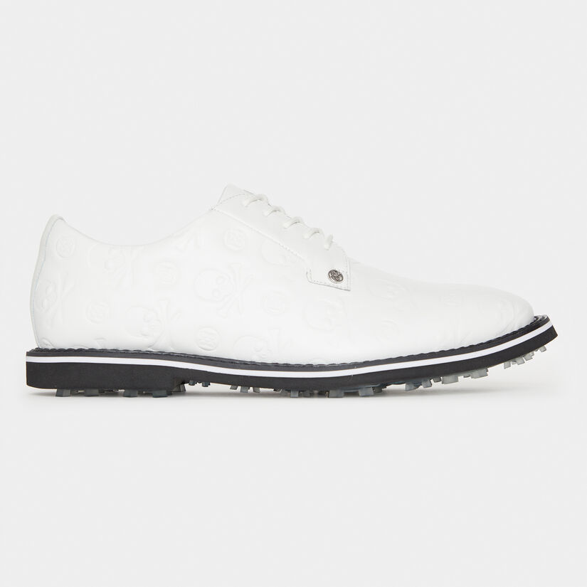 MEN'S GALLIVANTER DEBOSSED SKULL & T'S LEATHER GOLF SHOE image number 1