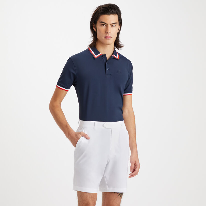 TUX RIB COLLAR TECH JERSEY SLIM FIT POLO image number 3
